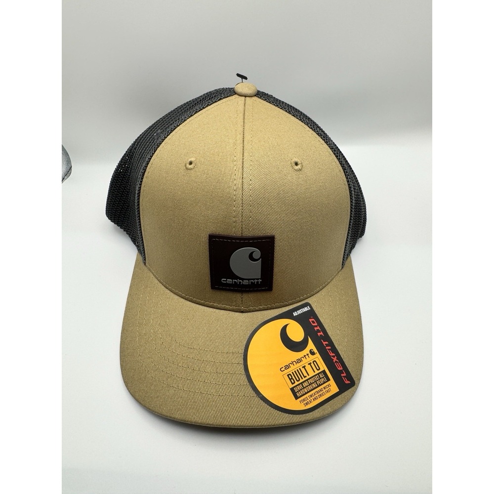 CARHARTT Men's Rugged Flex Twill Mesh-Back Logo Patch Cap